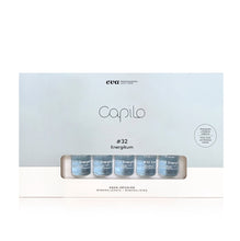 Load image into Gallery viewer, Eva | Capilo | Energikum | #32 | Aqua Infusion | Temporary Hair Loss Lotion | 10 x 7ml - For Thicker Fuller Hair