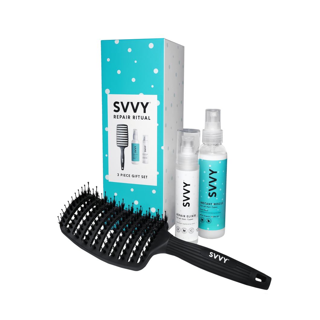 SVVY | Repair Ritual Gift Set | 3-Step Detangle, Smooth & Shine